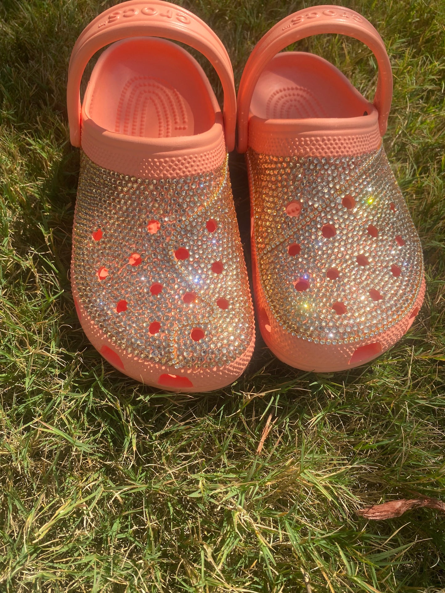 Custom Bling Crocs W/ Diamond Chain
