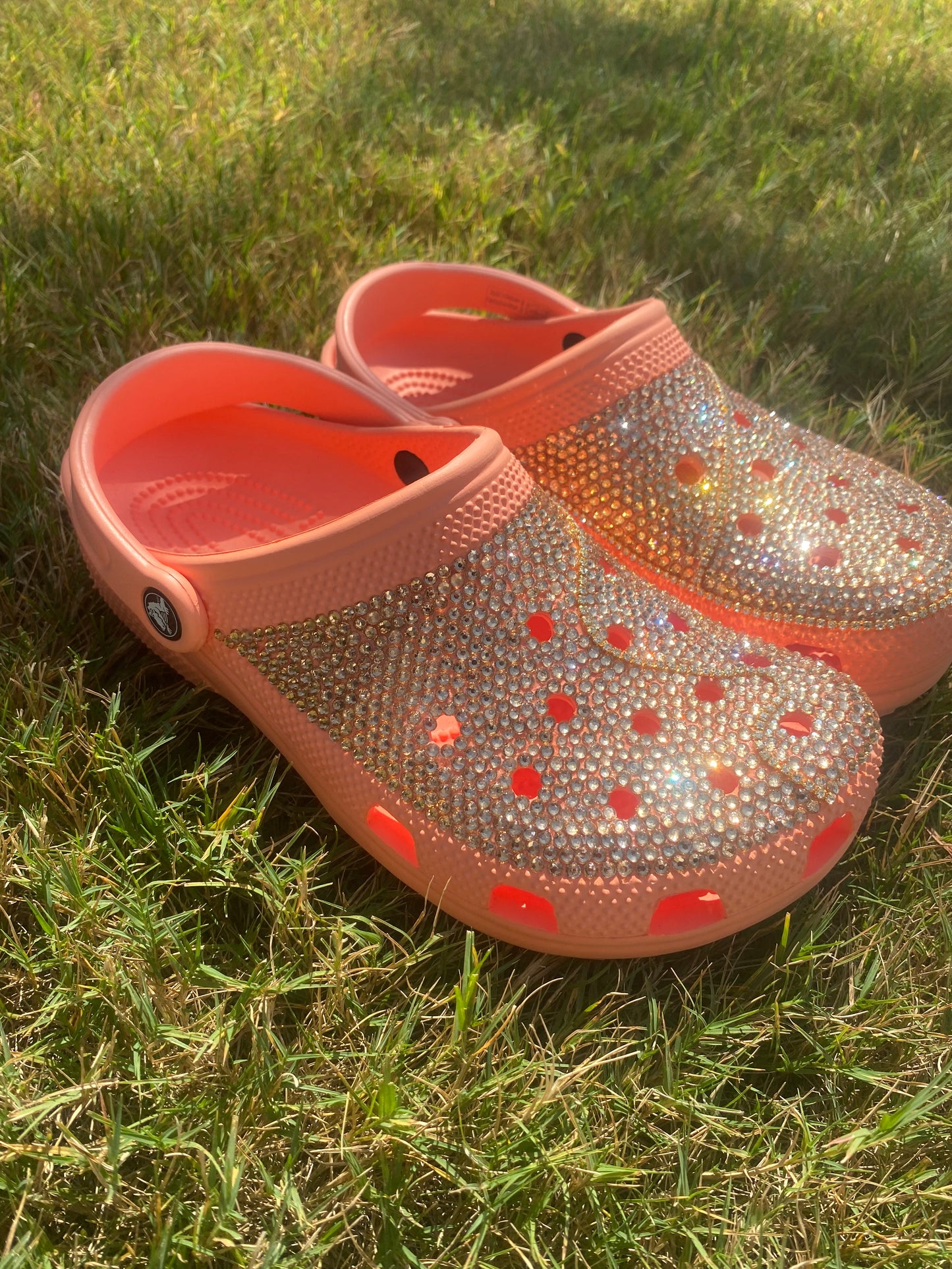 Custom Bling Crocs W/ Diamond Chain